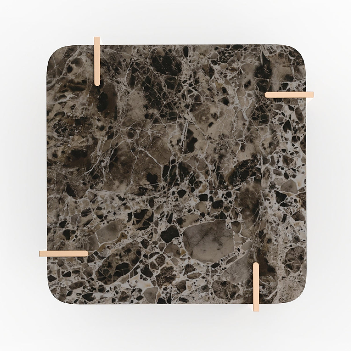 Smoked Walnut Square Side Table – Altura – alternate view 6