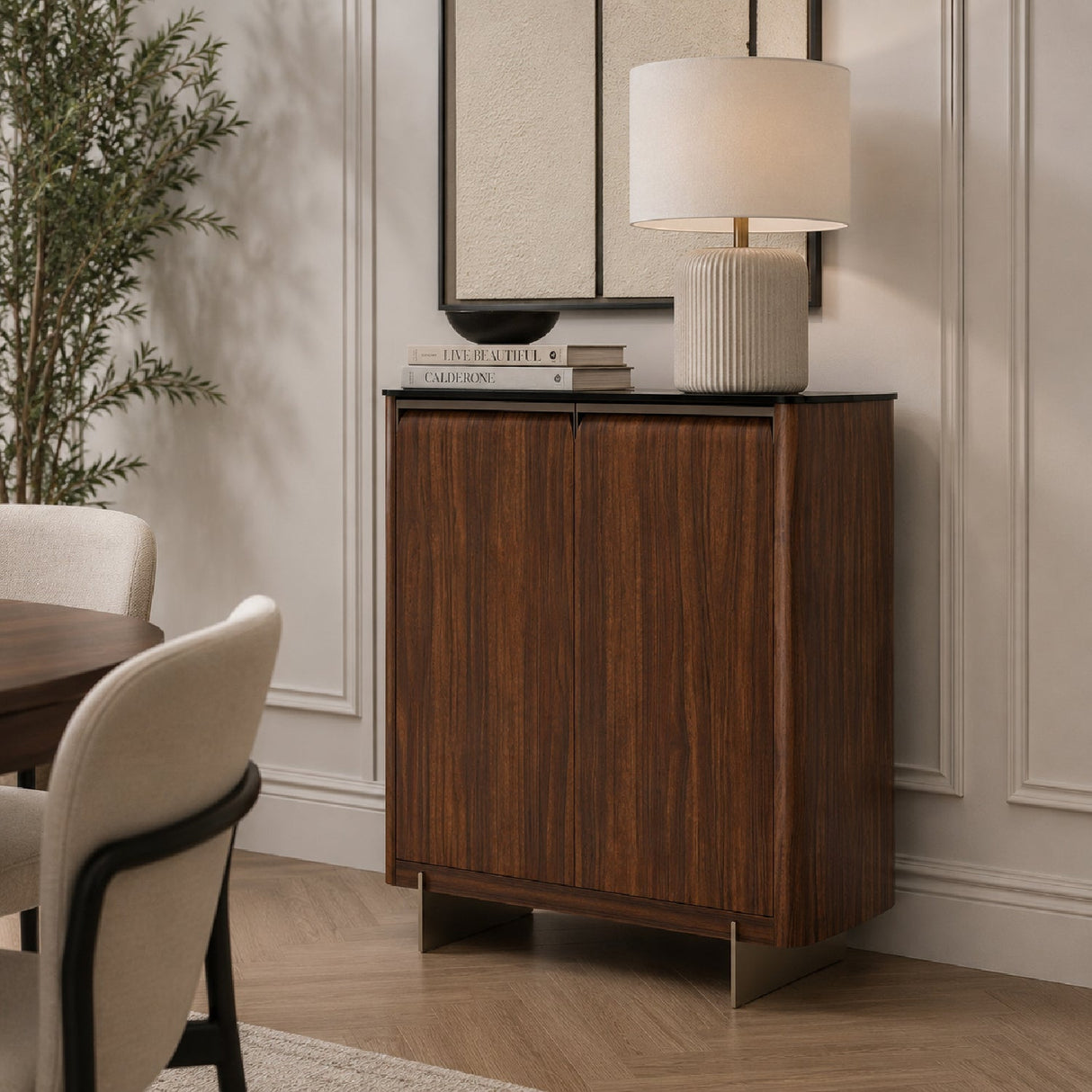 Smoked Walnut 2-Door Cabinet – Altura – alternate view 8