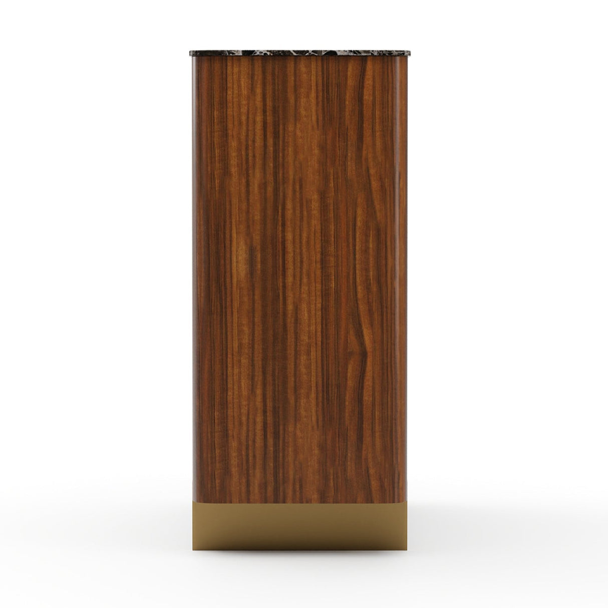 Smoked Walnut 2-Door Cabinet – Altura – rear view