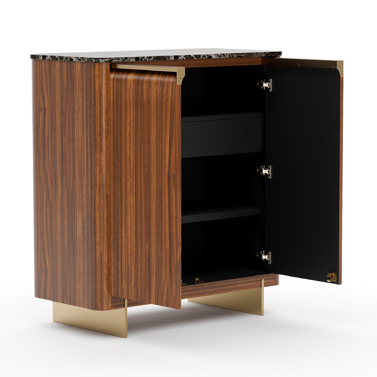 Smoked Walnut 2-Door Cabinet – Altura – alternate view 5