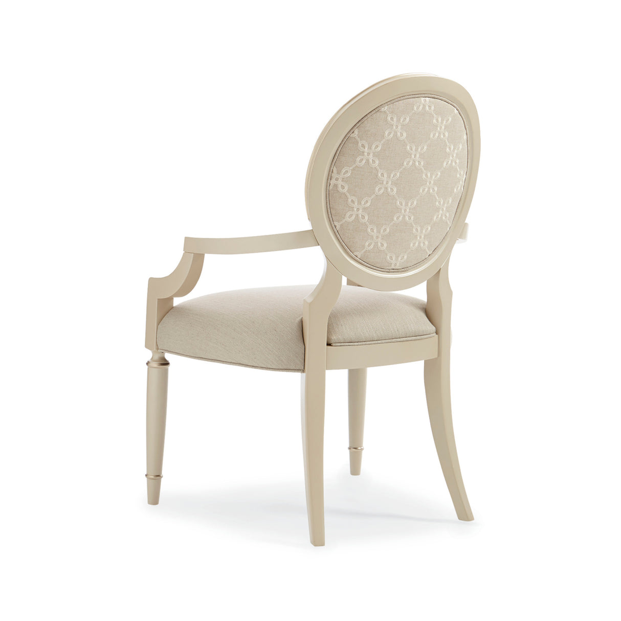 Modern furniture - White Round-Back Dining Chairs (2) - www.oroa.com
