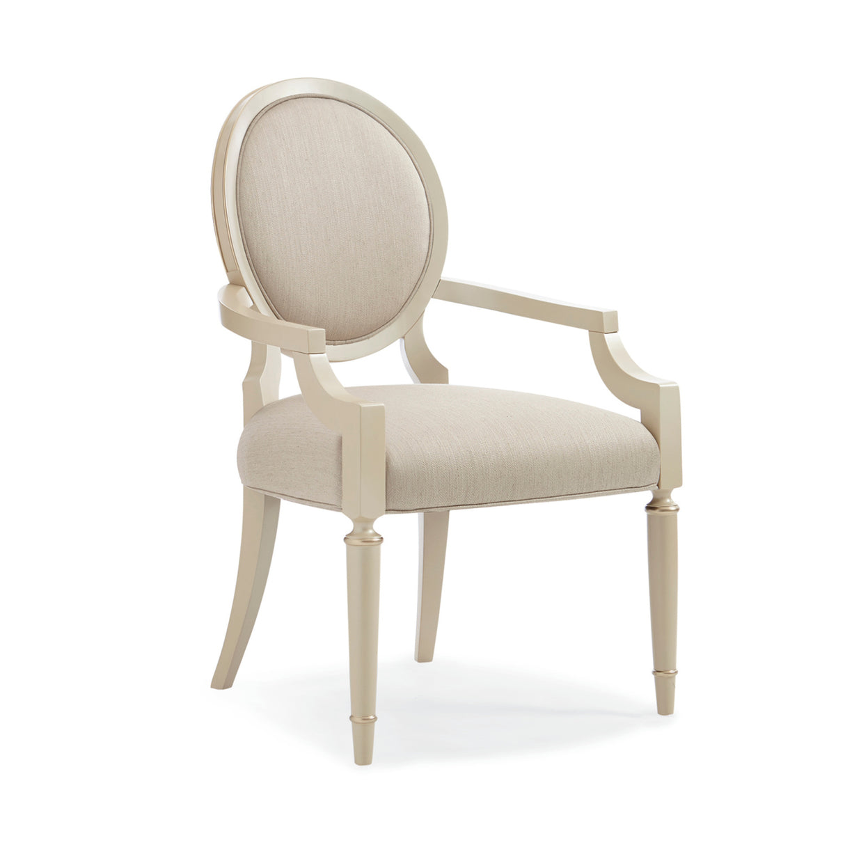 Modern furniture - White Round-Back Dining Chairs (2) - www.oroa.com