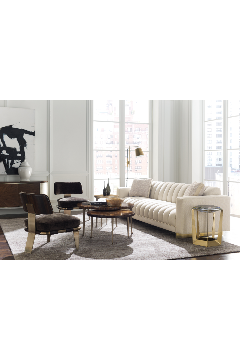 Round Wooden Cocktail Table | Caracole One Of The Bunch | Oroa.com