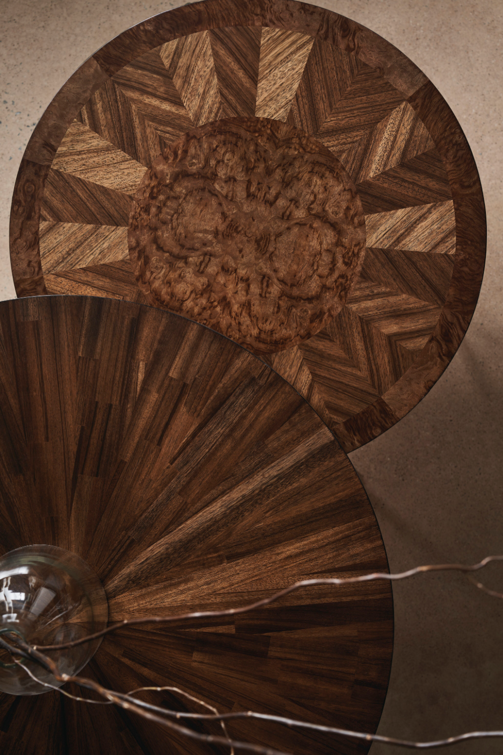 Round Wooden Cocktail Table | Caracole One Of The Bunch | Oroa.com