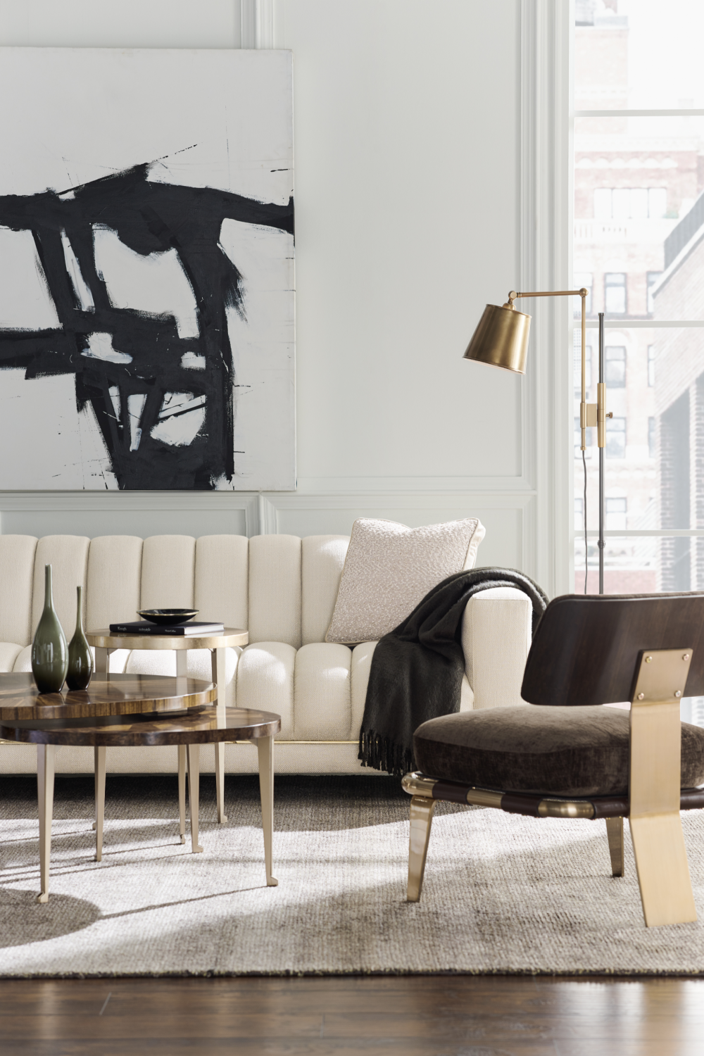 Round Wooden Coffee Table | Caracole A Whole Bunch | Oroa.com