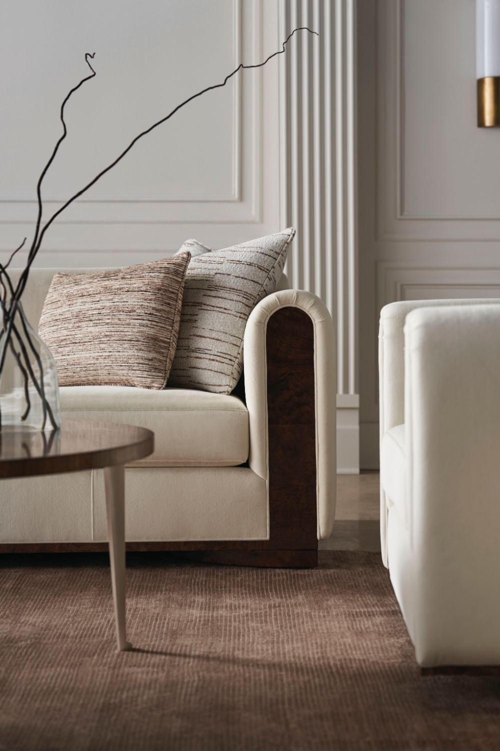 Round Wooden Coffee Table | Caracole A Whole Bunch | Oroa.com