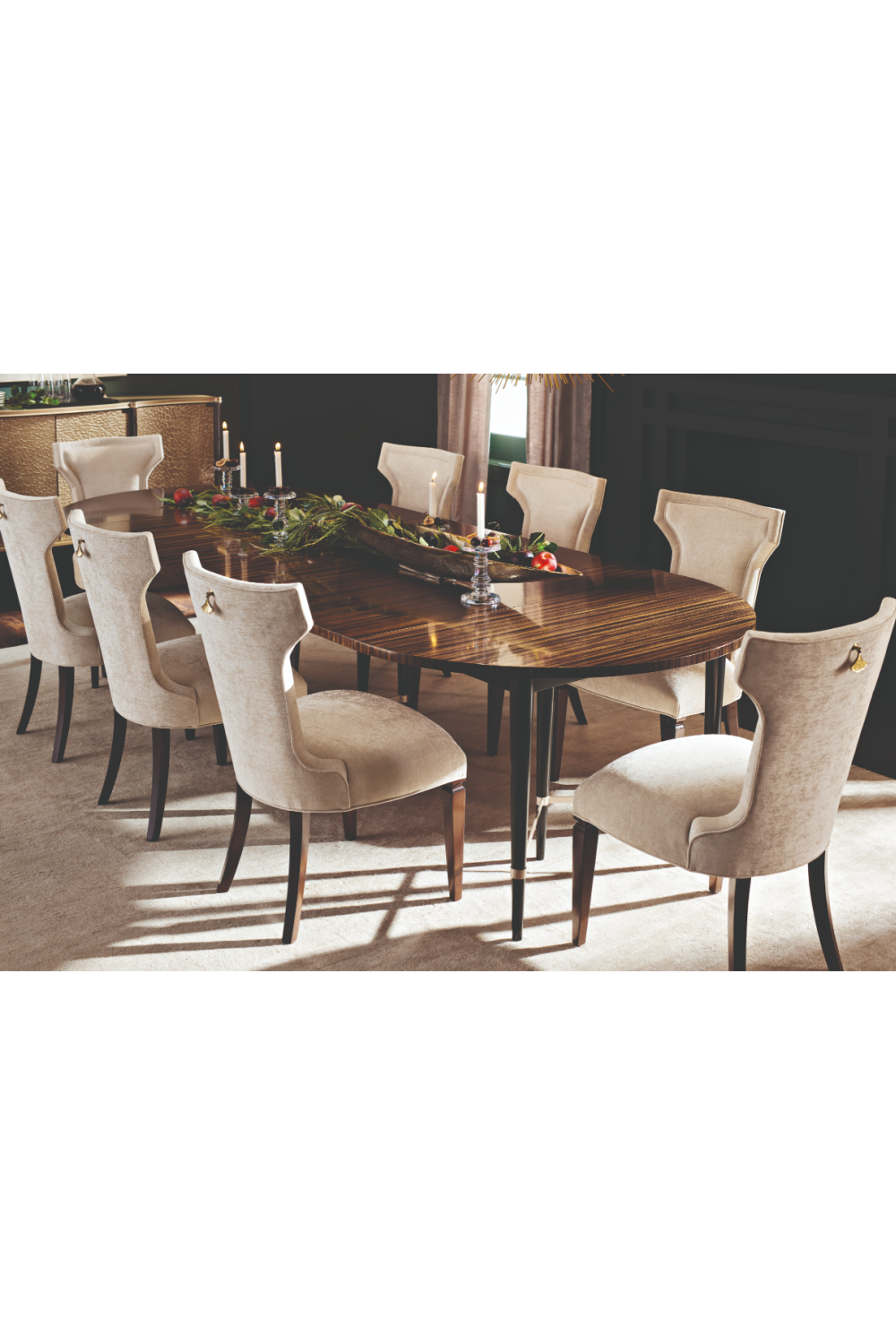 Curved Glass 4-Door Sideboard | Caracole A New Day | Oroa.com