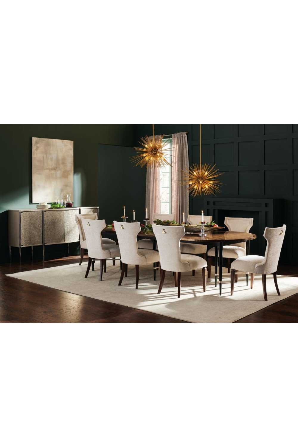 Curved Glass 4-Door Sideboard | Caracole A New Day | Oroa.com