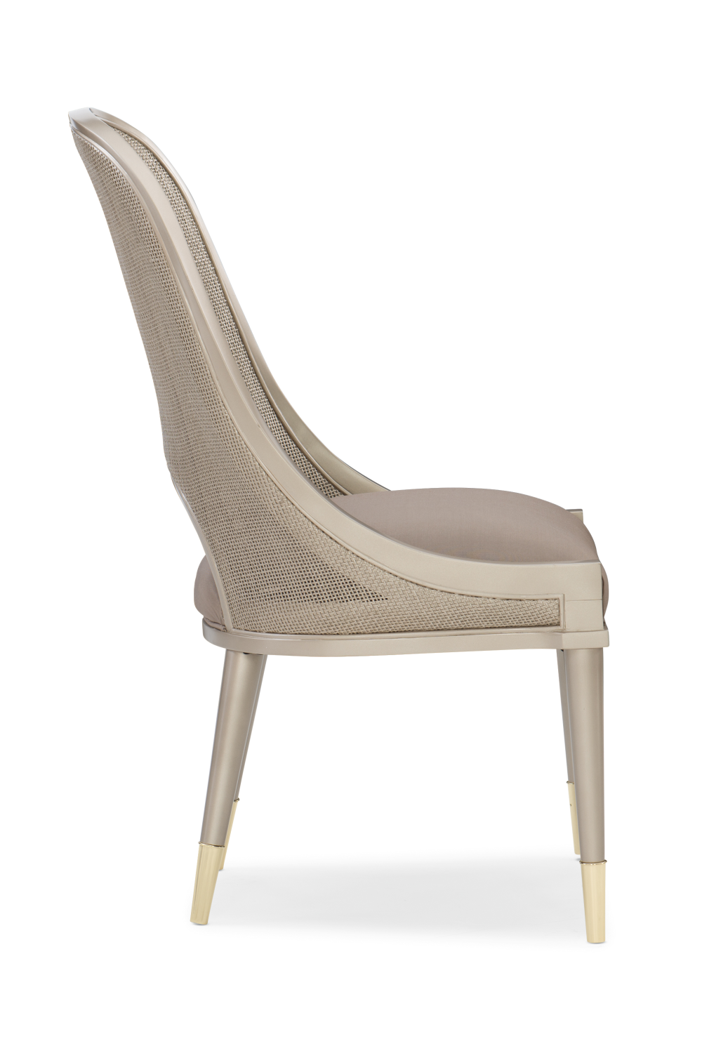 Cut-Out Back Dining Chair | Caracole Cane I Join You