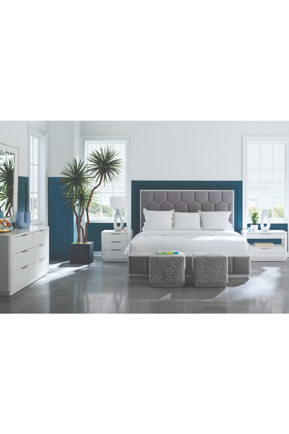 White Modern Dresser | Caracole Loving Touch | Oroa.com