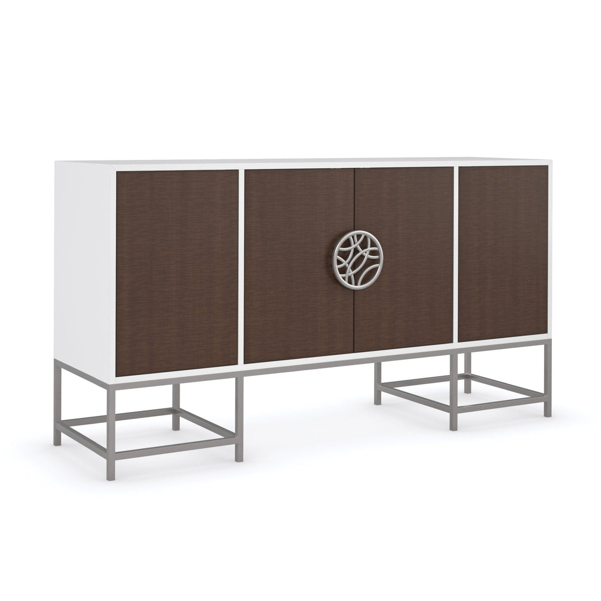 Wooden 4-Door Sideboard – A Touch of Class – side view