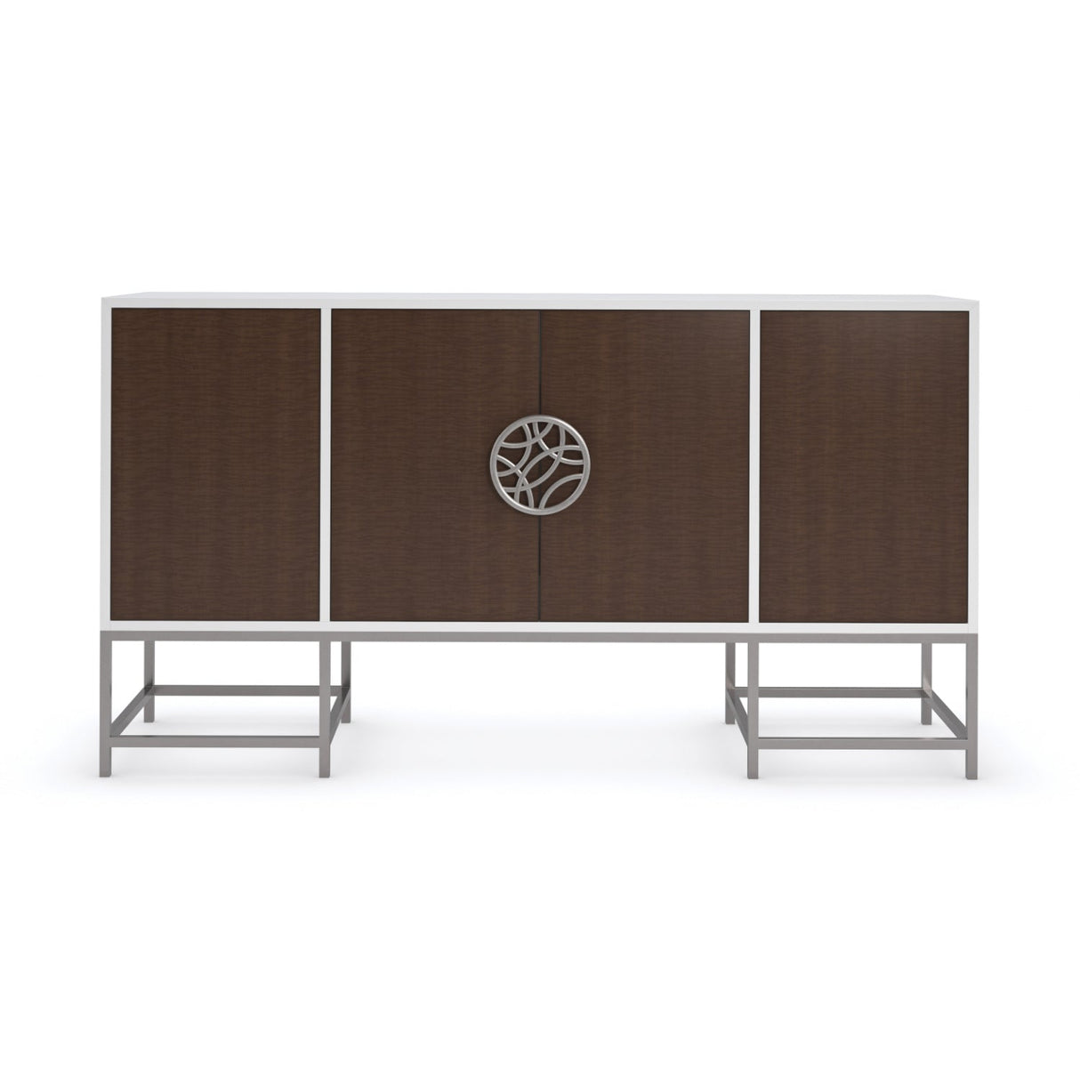 Wooden 4-Door Sideboard – A Touch of Class – front view