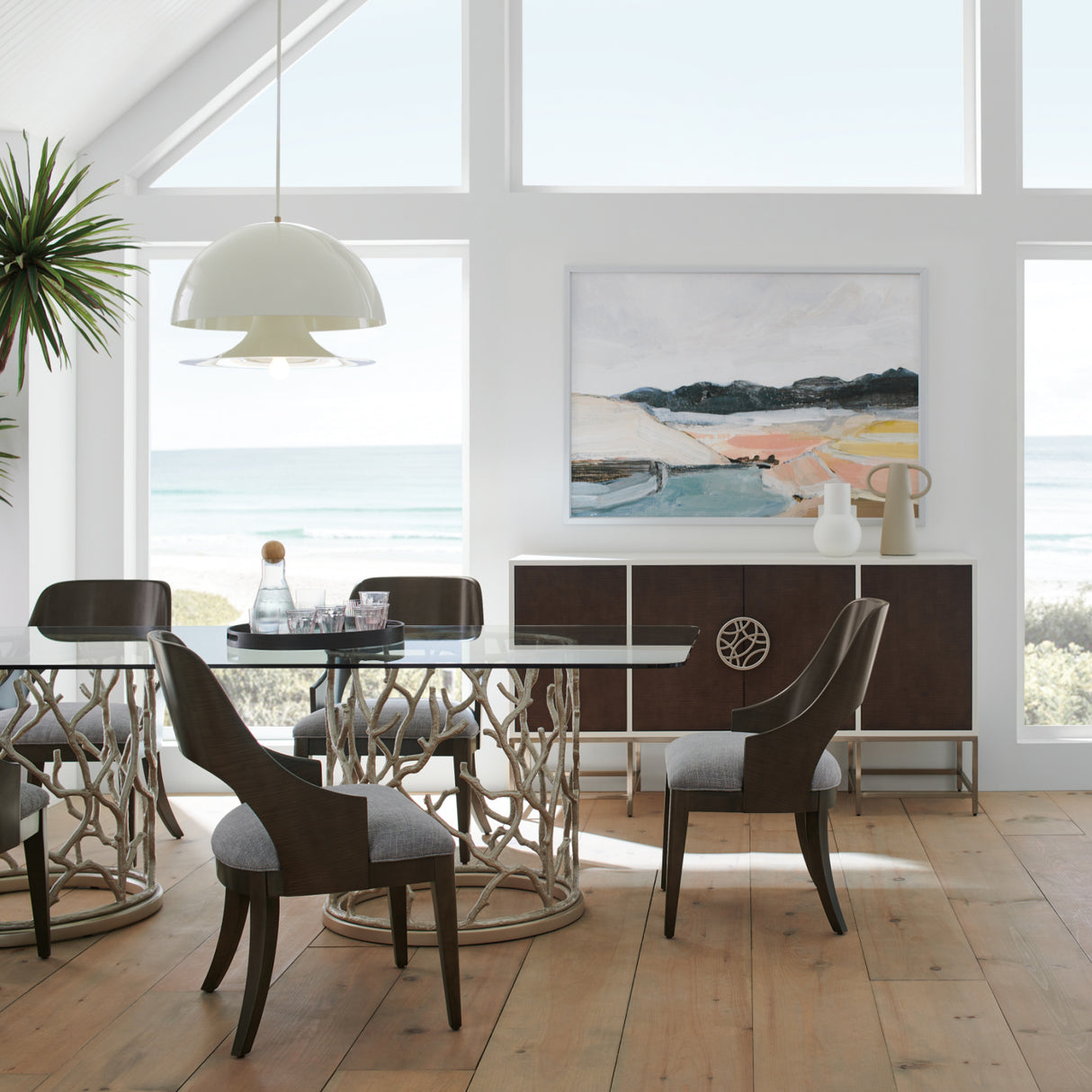 Wooden 4-Door Sideboard | Oroa.com