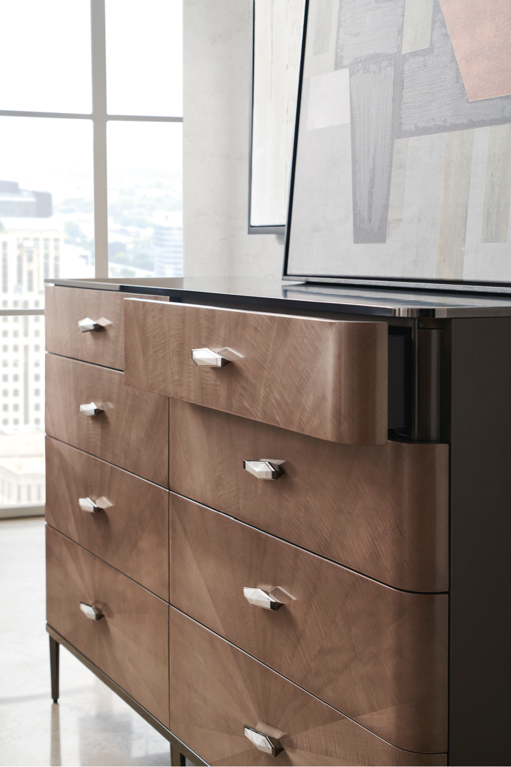 Starburst-Patterned Dresser | Caracole Prism | Oroa.com