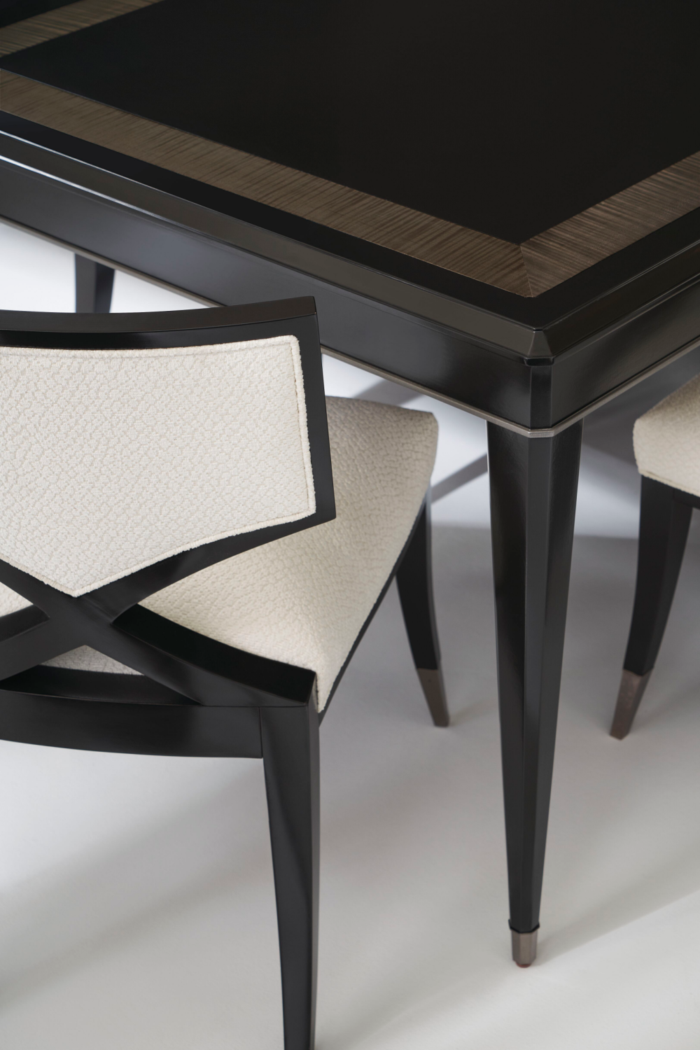Ivory Chenille Dining Chair | Caracole First Chair | Oroa.com