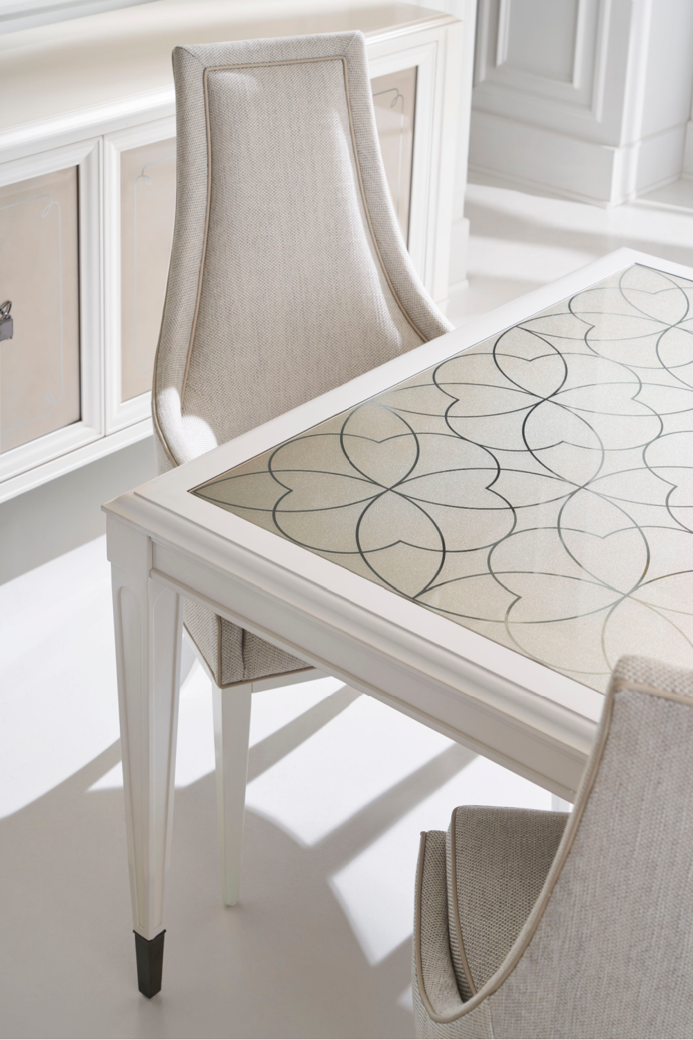 Tapered Back Side Chair | Caracole Tall Order | Oroa.com