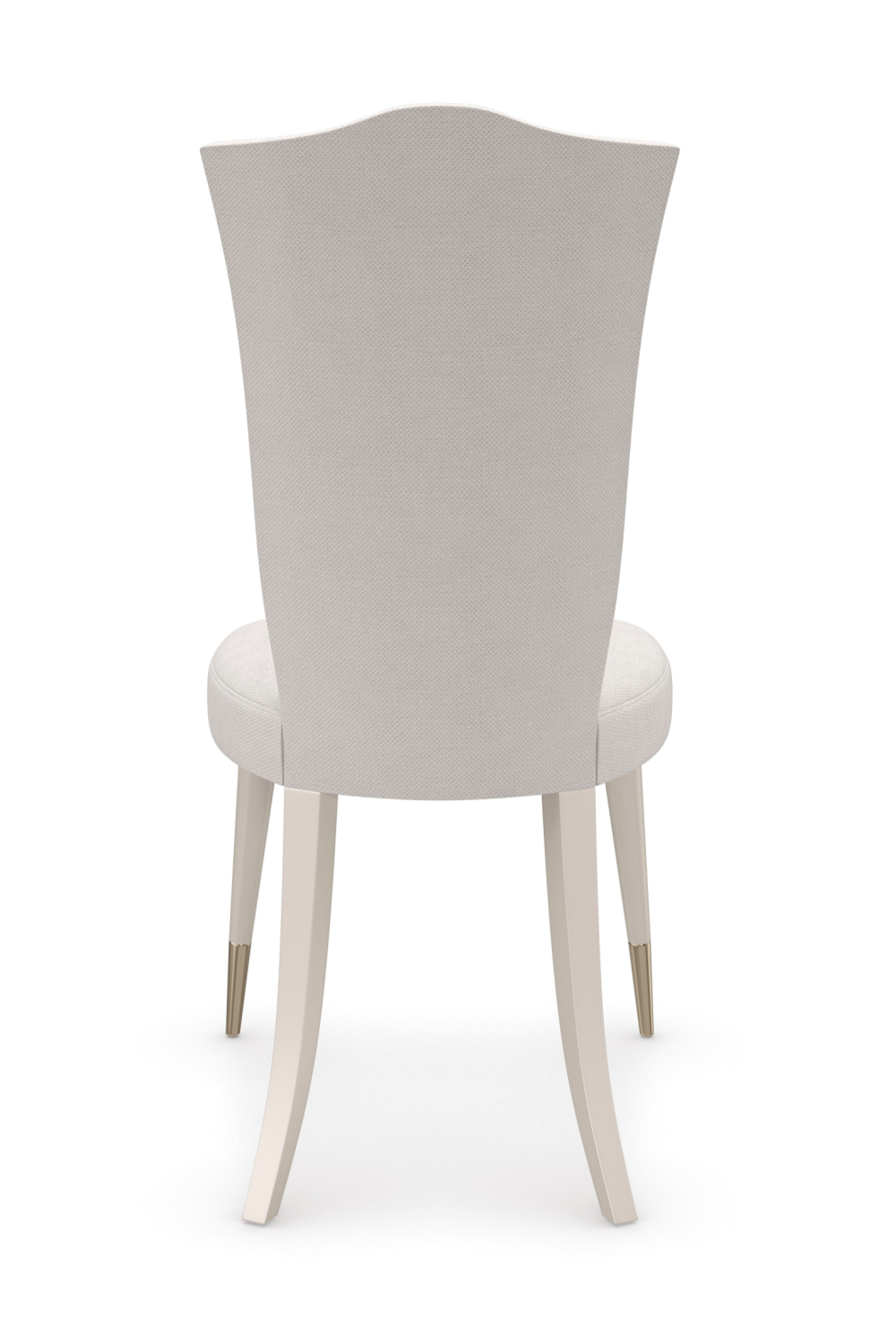 Camel-Back White Dining Chair | Caracole Cherub | Oroa.com