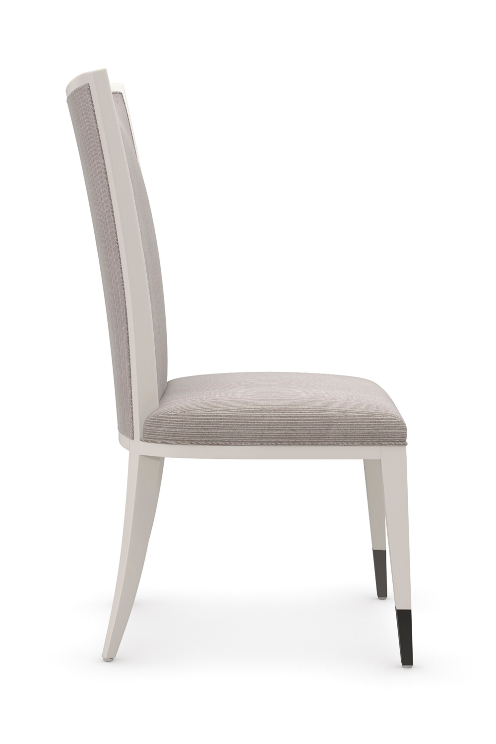 Pinstripe Modern Dining Chair | Caracole Lady Grey | Oroa.com