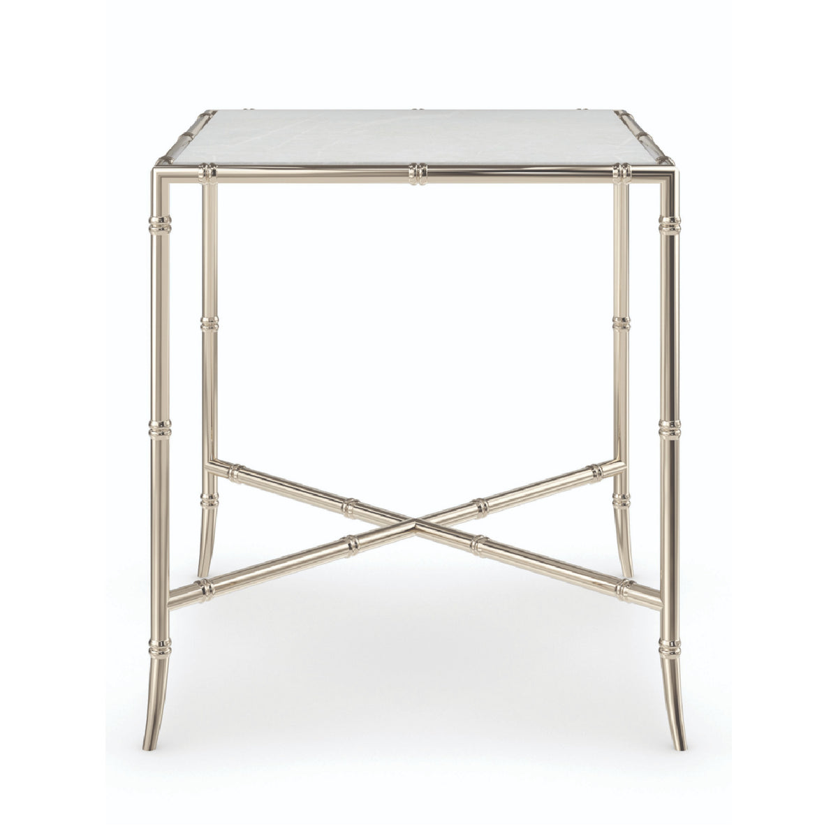 White Marble Nesting Side Table S | Caracole Ceylon | Oroa.com