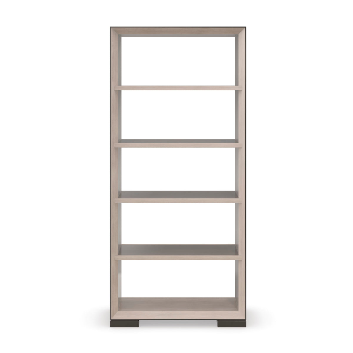 Bronze Glass Shelf Bookcase | Caracole High Rise | Oroa.com