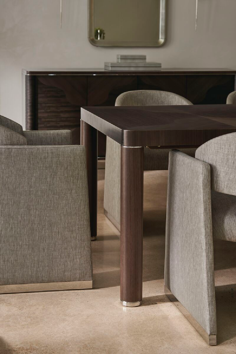 Parsons-Style Dining Table | Caracole Mirror Image | Oroa.com