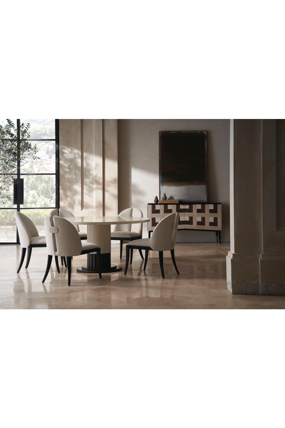 Split-Back Dining Chair | Caracole Cameo | Oroa.com