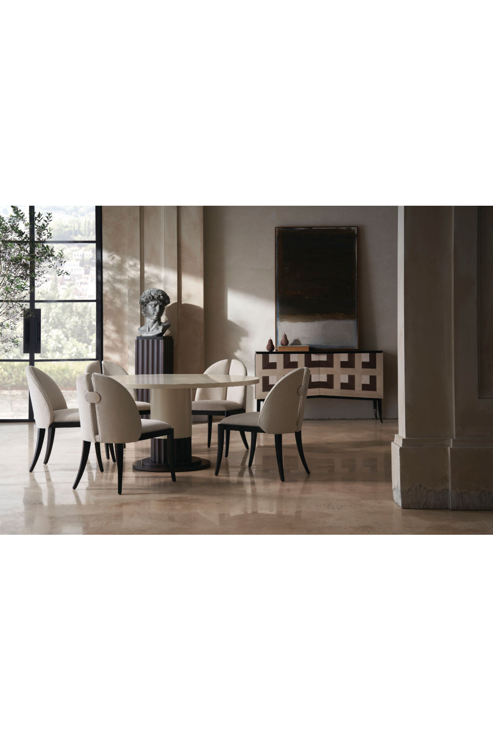 Split-Back Dining Chair | Caracole Cameo | Oroa.com