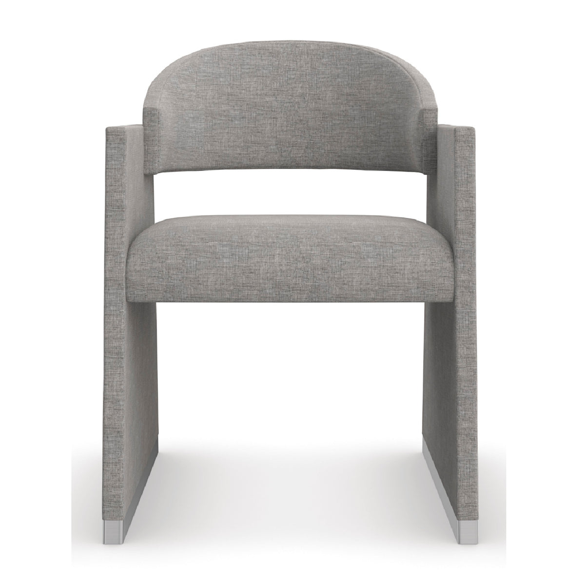 Gray Geometrical Dining Chair | Caracole Polish Off