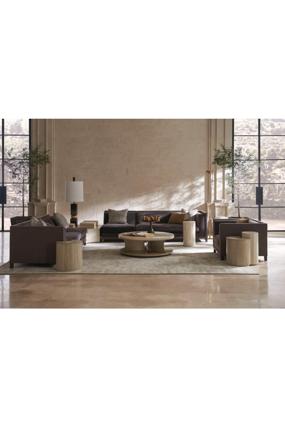 Koto Wood Base Cocktail Table | Caracole Full Break | Oroa.com