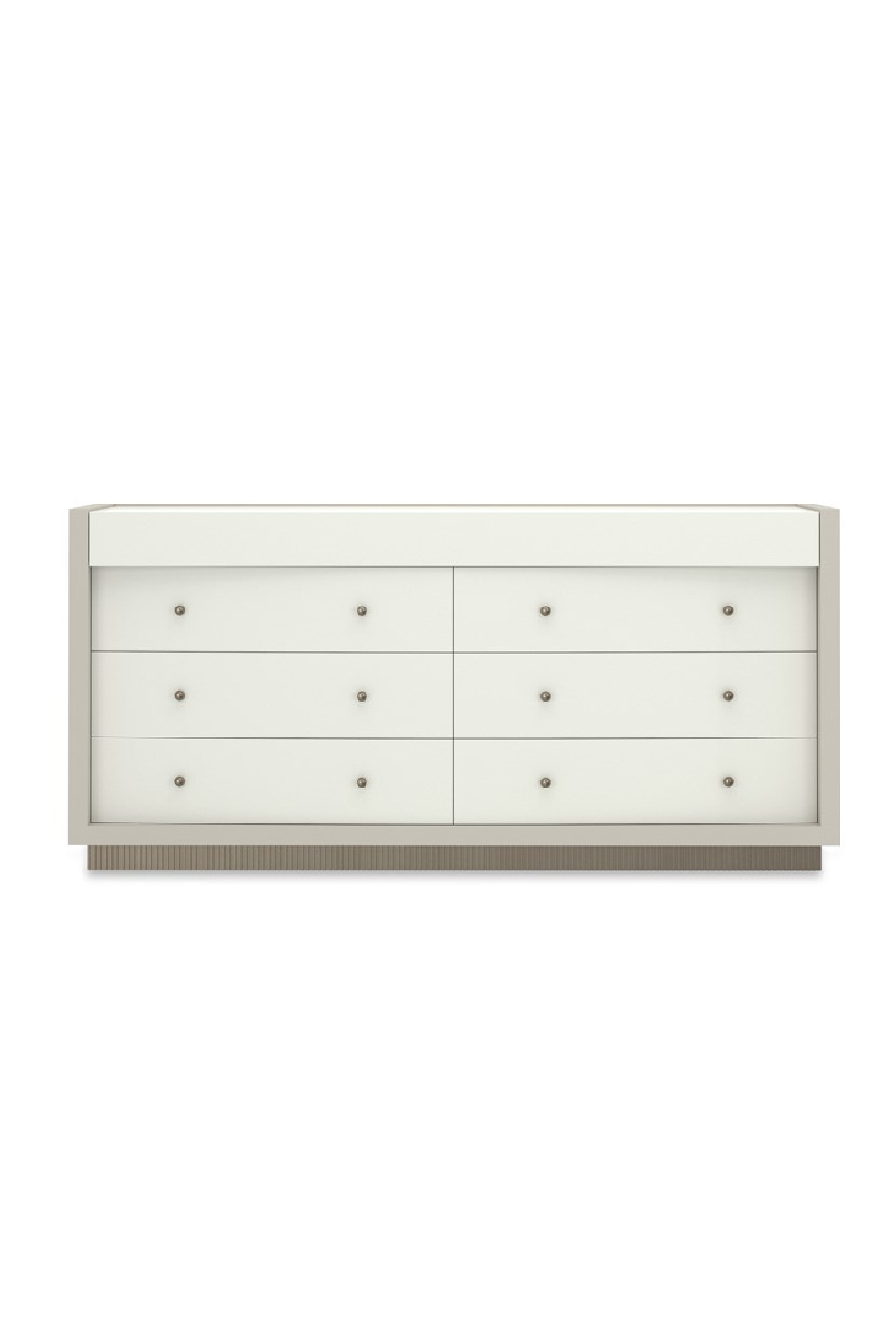 White 8-Drawer Dresser | Caracole Calais | Oroa.com