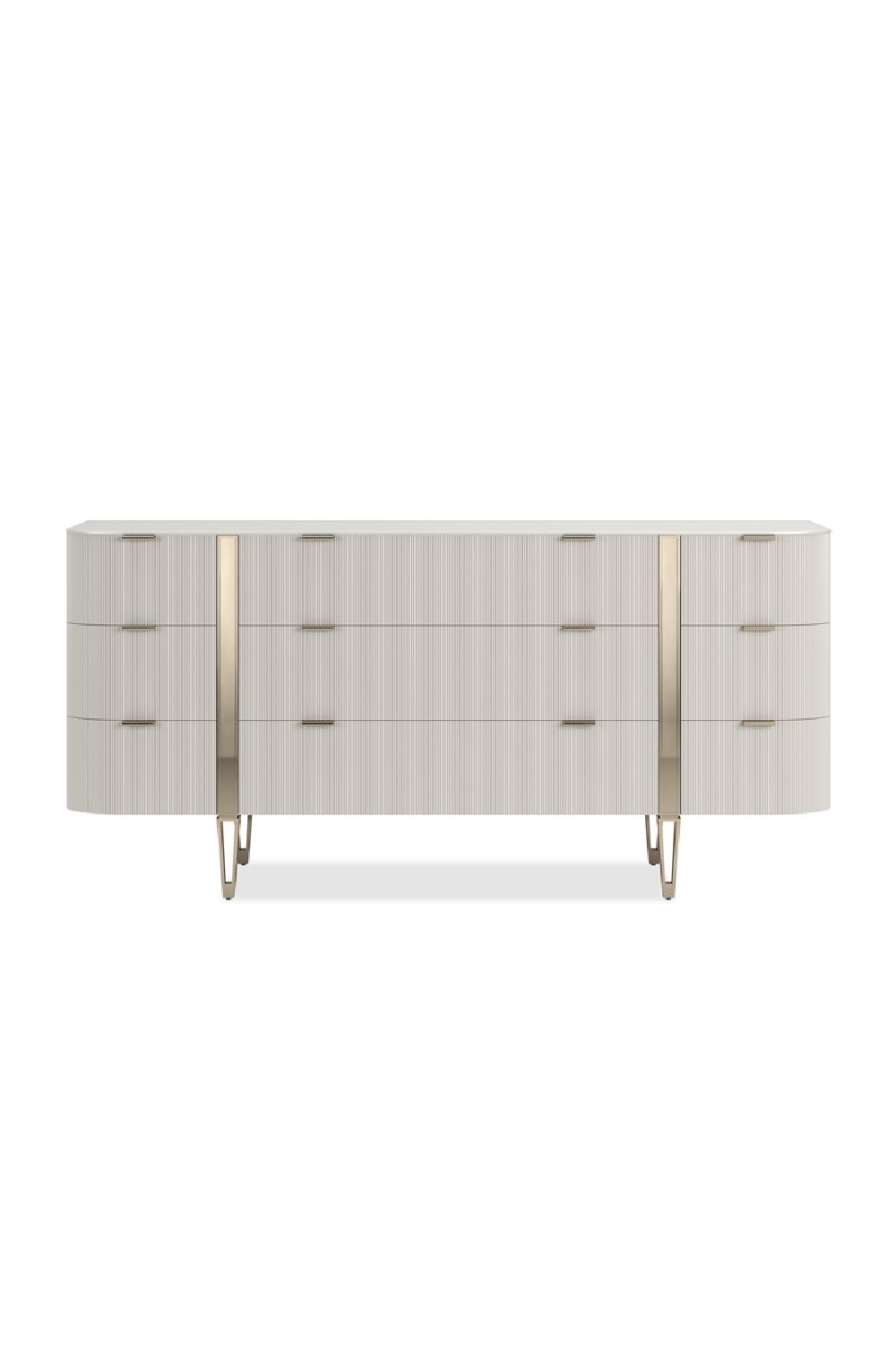 Fluted Front 9-Drawer Dresser | Caracole Love At First Sight | Oroa.com