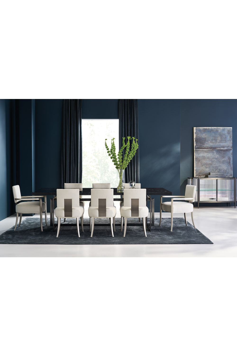 Stone Top Dining Table | Caracole Wish You Were Here | Oroa.com