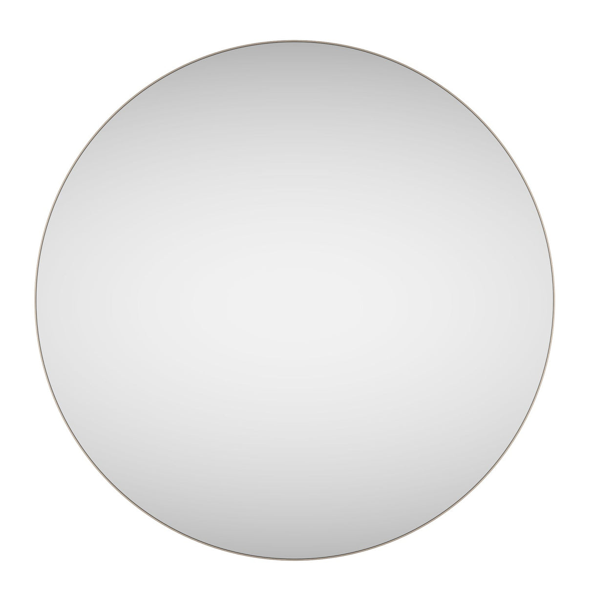 Mirror Top Round Dining Table – Semper – rear view