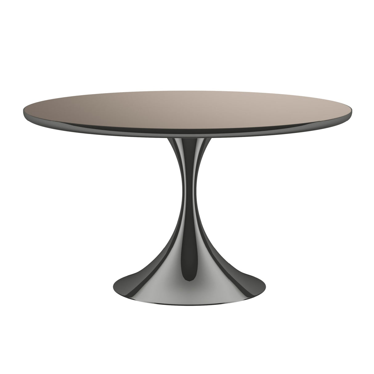 Mirror Top Round Dining Table – Semper – alternate view 10