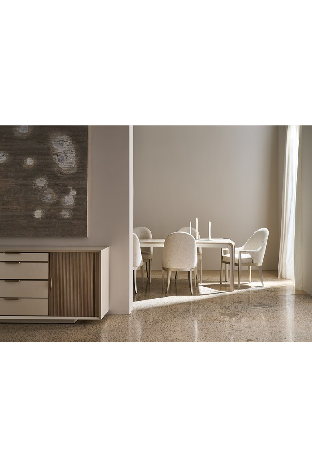Sliding Door Sideboard | Caracole Around The Corner | Oroa.com