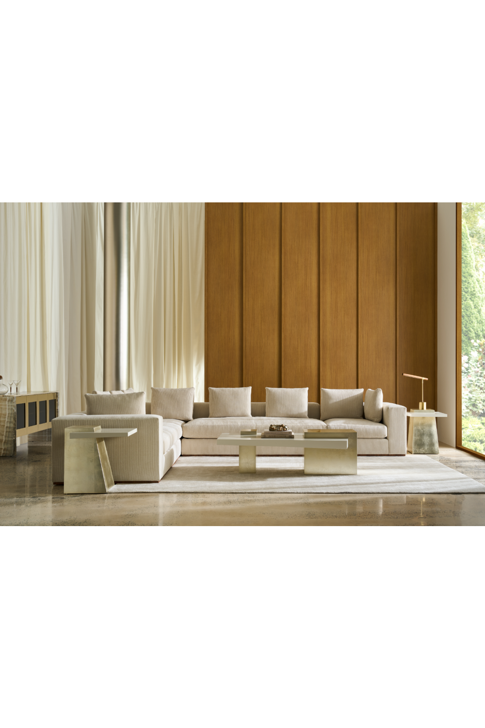 Gray Onyx 4-Door Sideboard | Caracole Sojourn | Oroa.com