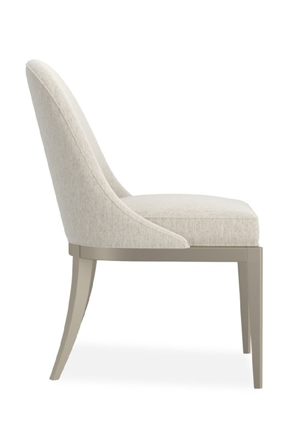 Ecru Arched-Back Side Chair | Caracole Natural Choice | Oroa.com