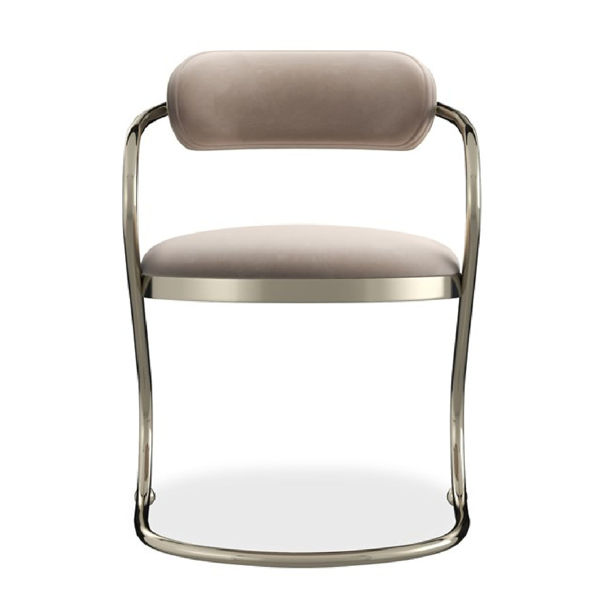 Wavy Cantilevered Dining Chair | Caracole Retrospect