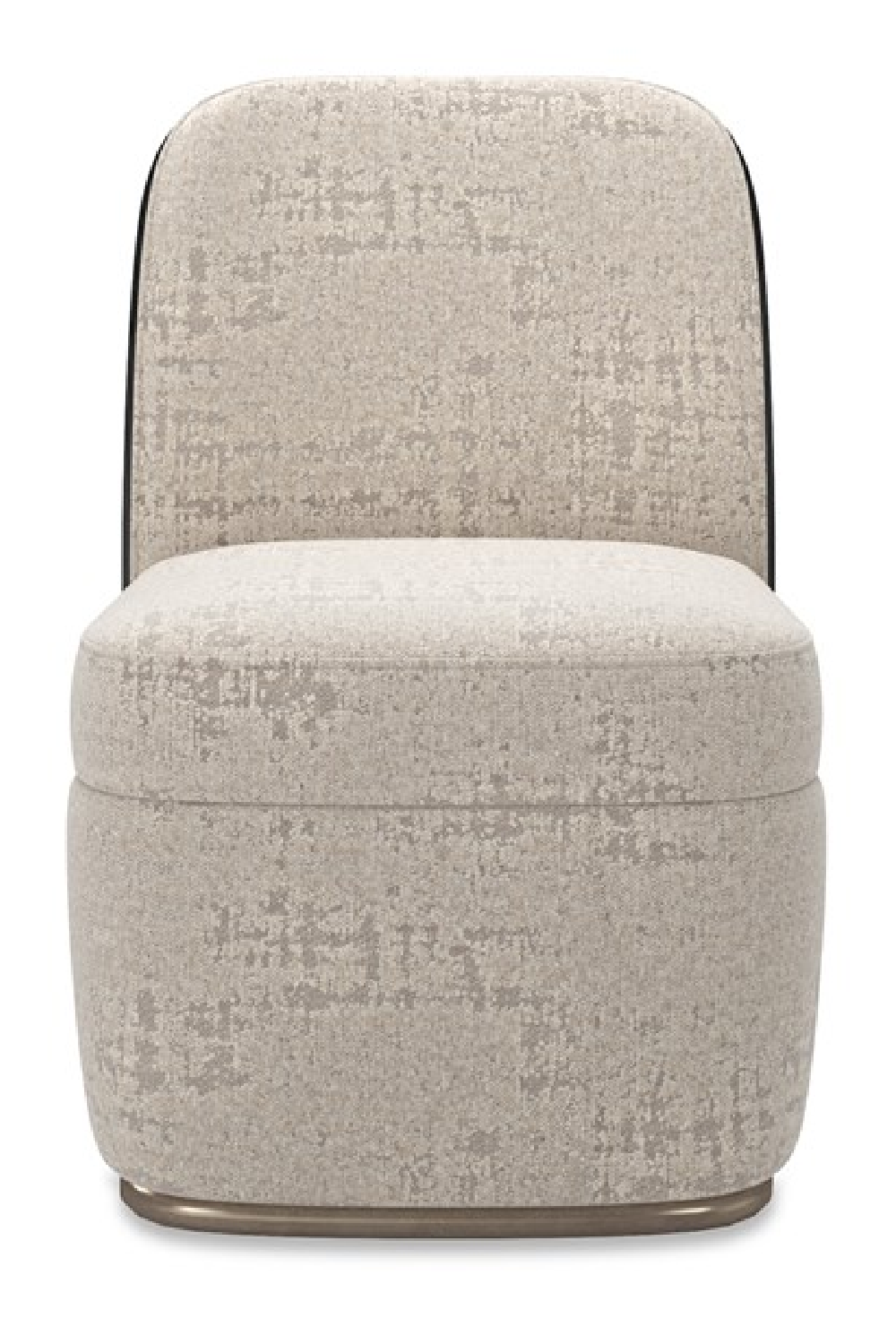Silver-Taupe Chenille Dining Chair | Caracole Cabochon | Oroa.com