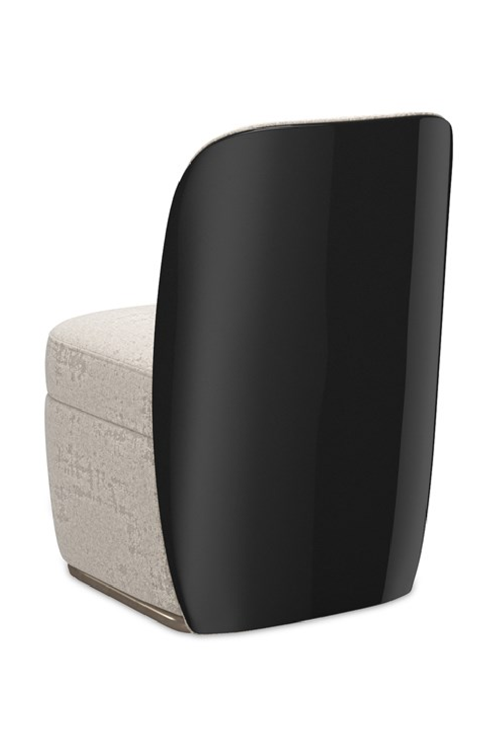 Silver-Taupe Chenille Dining Chair | Caracole Cabochon | Oroa.com