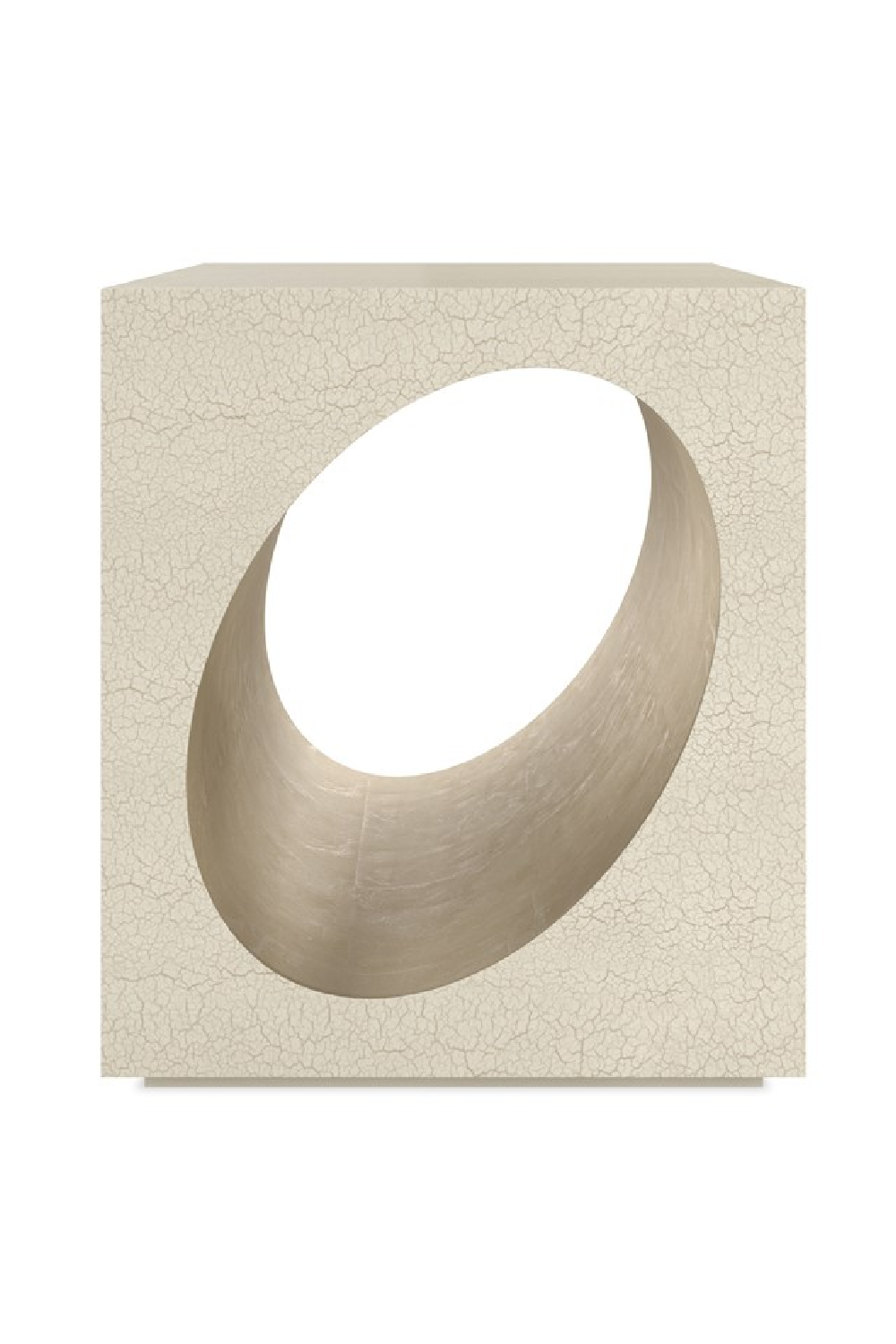 Oval Inset End Table | Caracole Chasm | Oroa.com