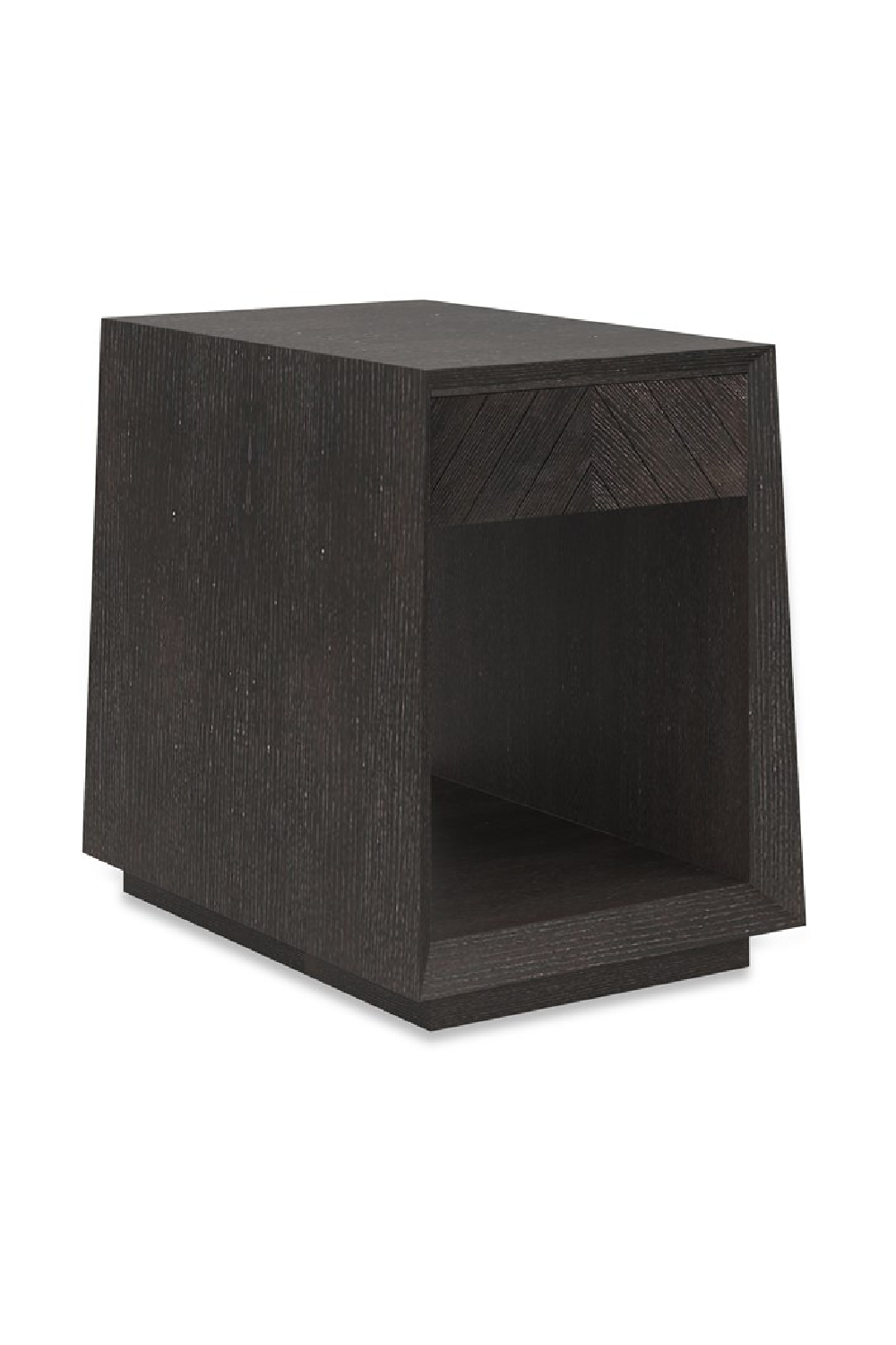 Black Ash 1-Drawer Side Table | Caracole Bridges | Oroa.com