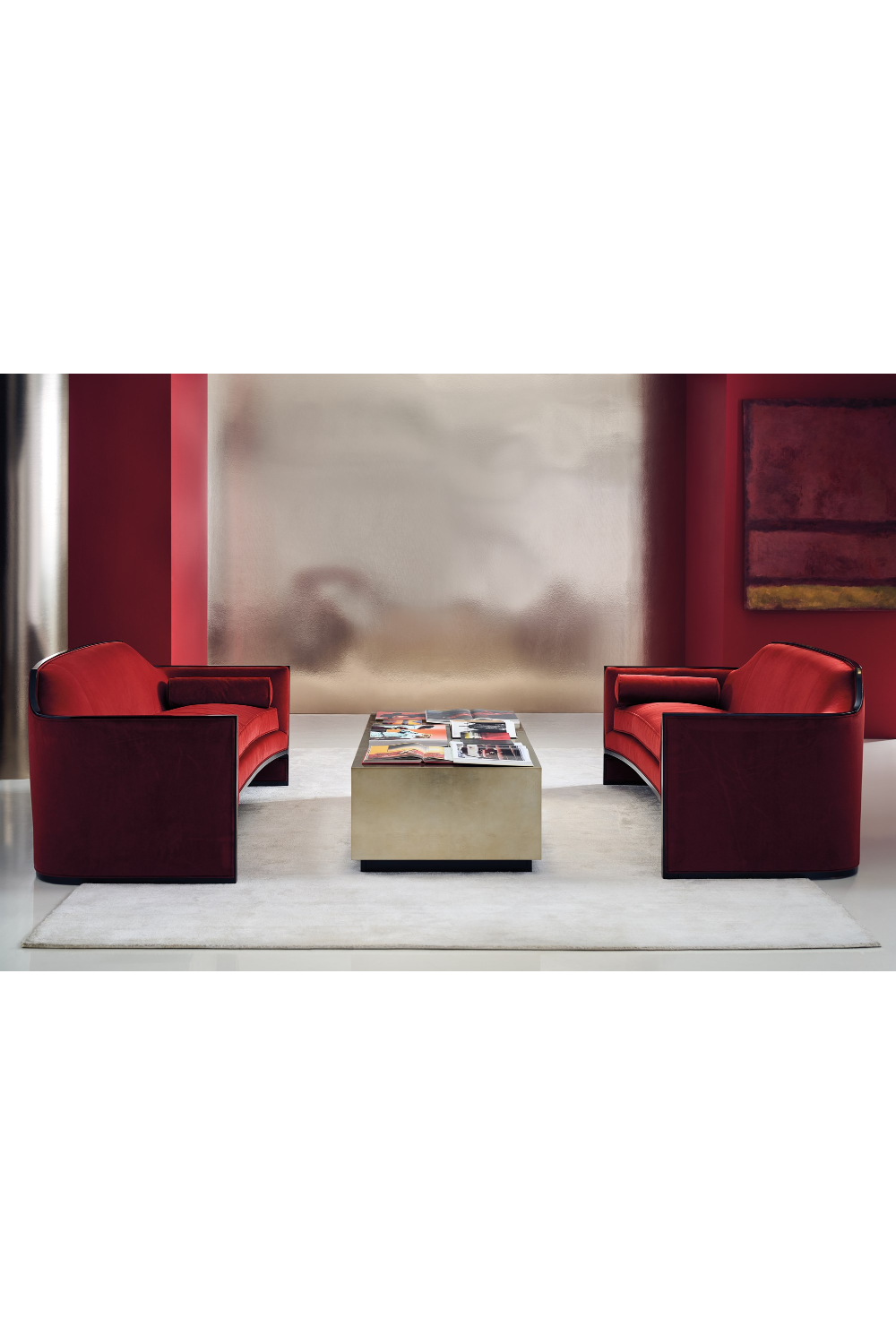 Taupe Silver End Table | Caracole Coffee Couture | Oroa.com