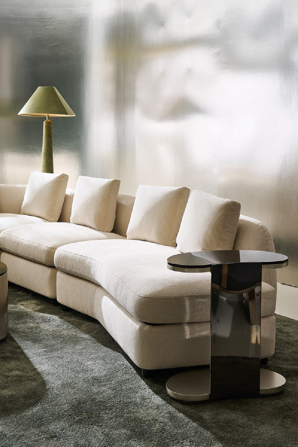 Bronze Glass Nesting End Tables (2) | Caracole Fritza | Oroa.com