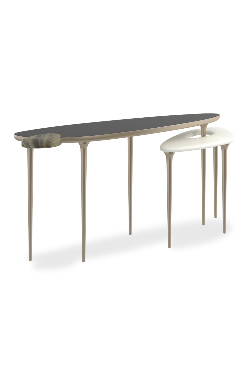 Modern 2-Piece Console Table | Caracole Echo | Oroa.com