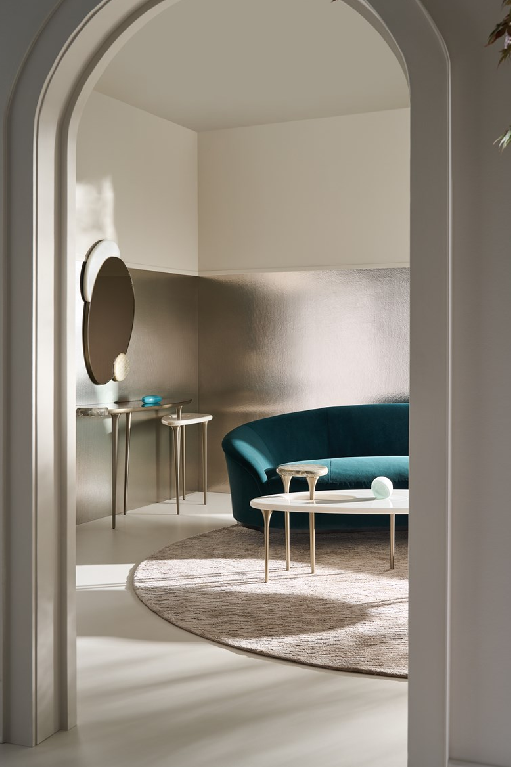 Modern 2-Piece Console Table | Caracole Echo | Oroa.com