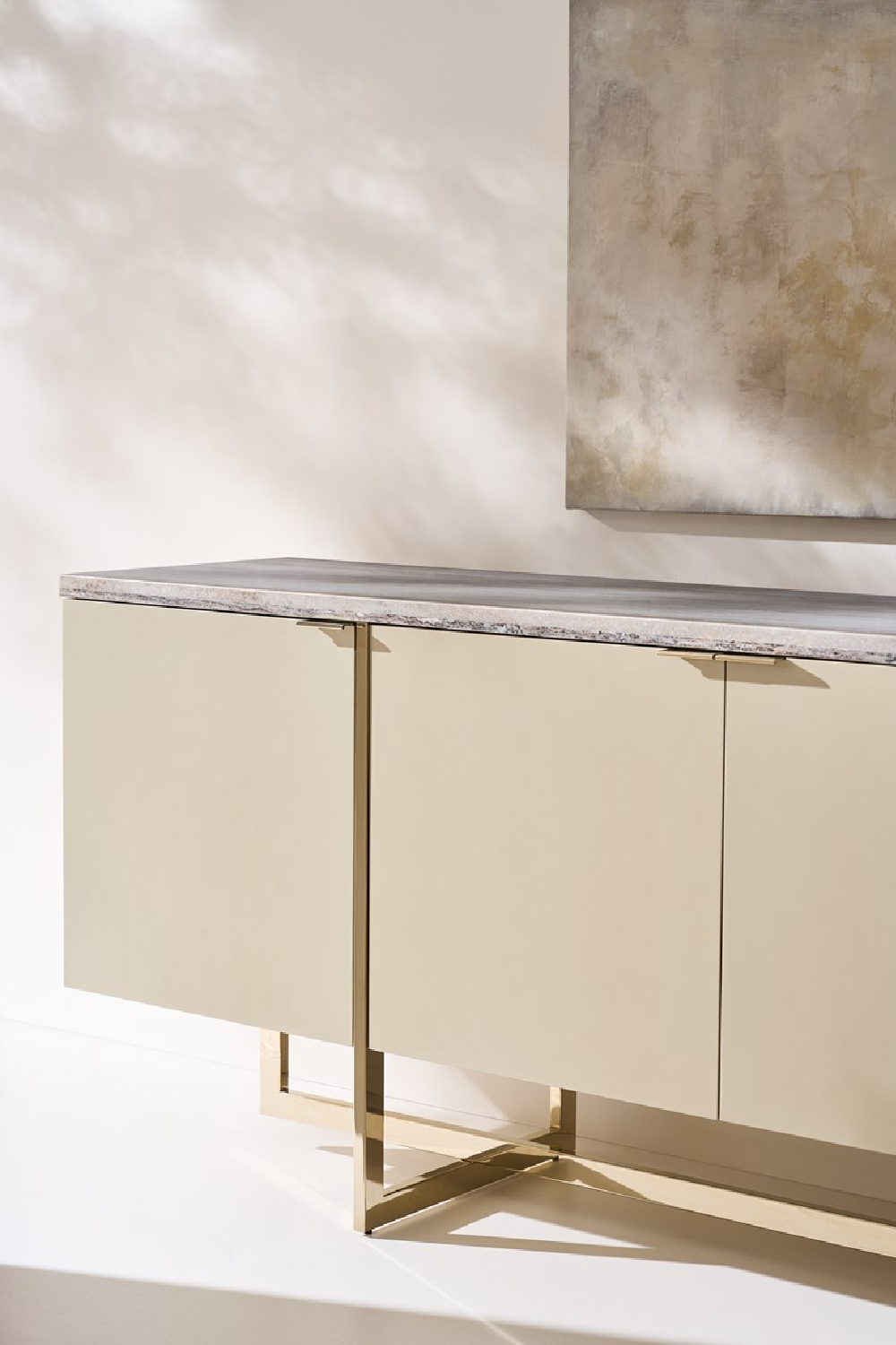 Cream 4-Door Media Unit | Caracole Wish You Were Here | Oroa.com