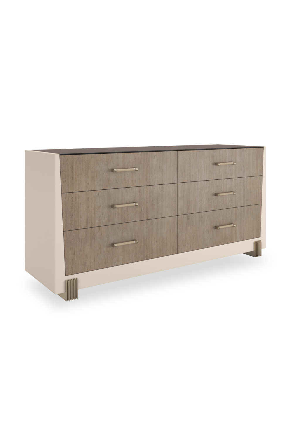 Smoked Bronze Glass Dresser | Caracole Counter Balance | Oroa.com
