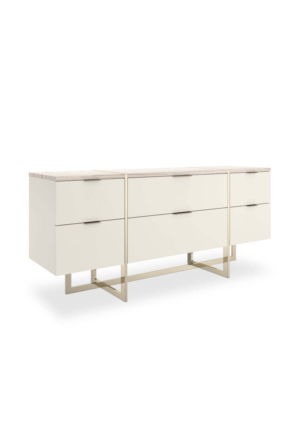 White 6-Drawer Dresser | Caracole Wish You Were Here | Oroa.com