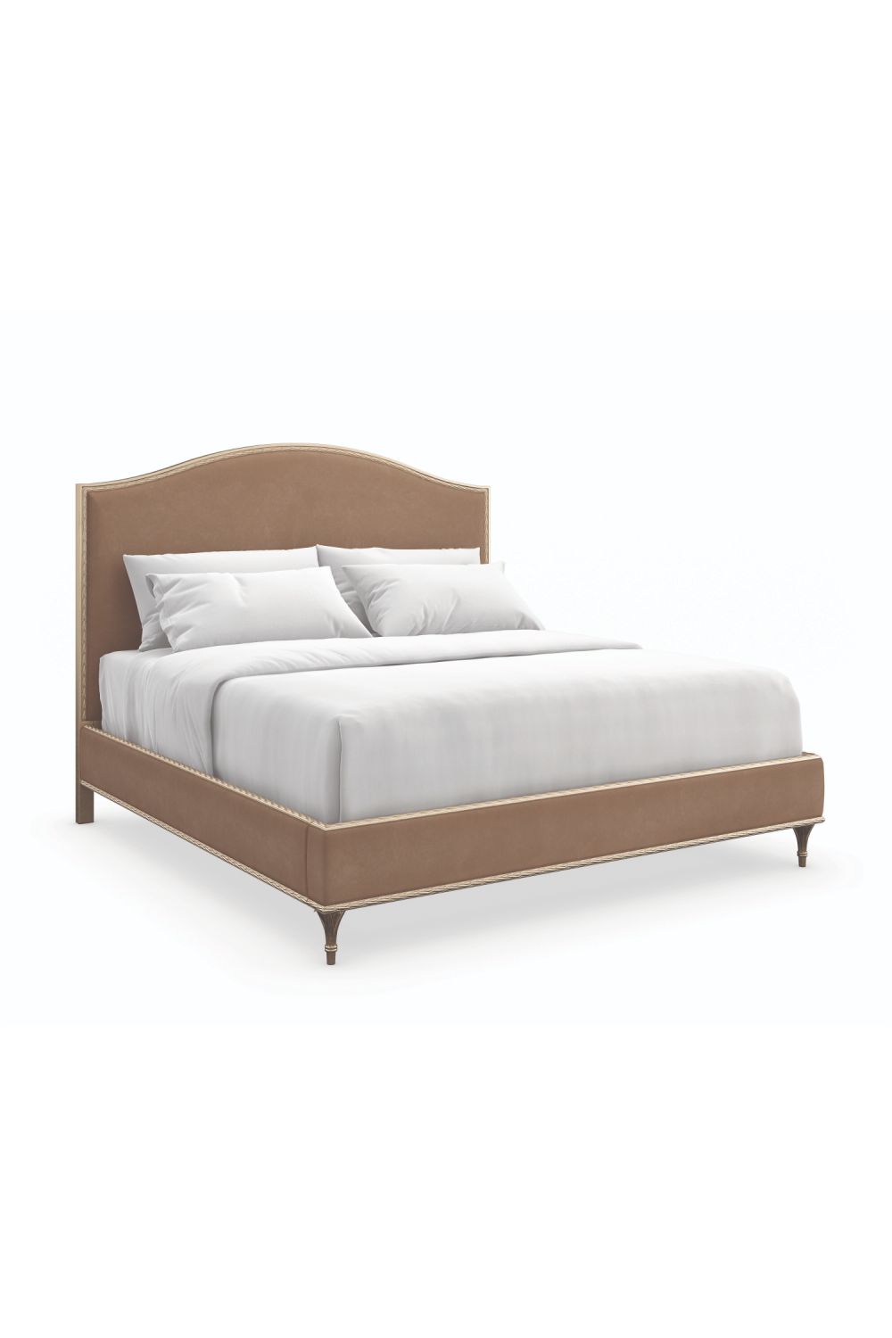 Camelback Platform King Bed | Caracole Fontainebleau | Oroa.com